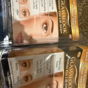 Glamalook Instant Eye Lift Strips 120 Pcs | Instant Eyelid Lift | As Seen on TV
